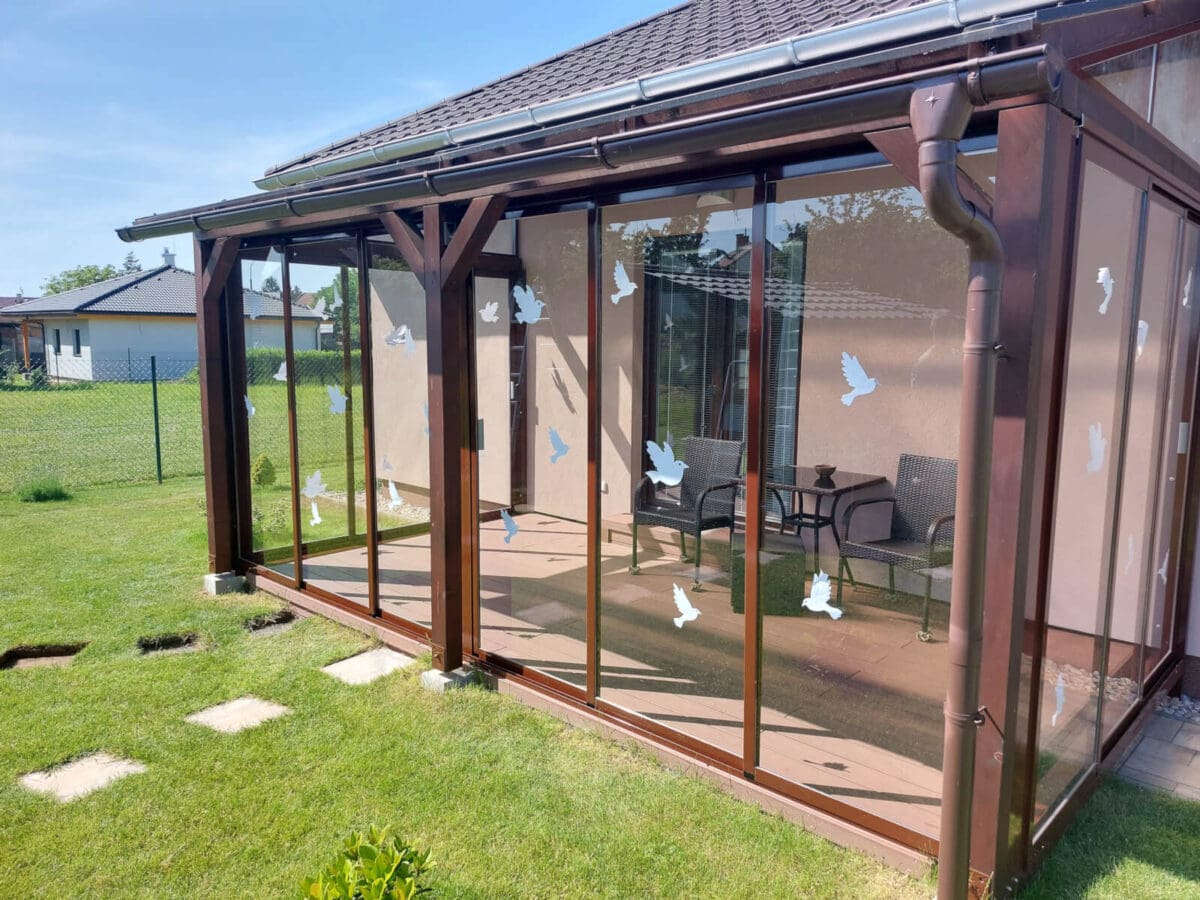 ALU-MASIV: zasklení terasy z hliníku, Hradec