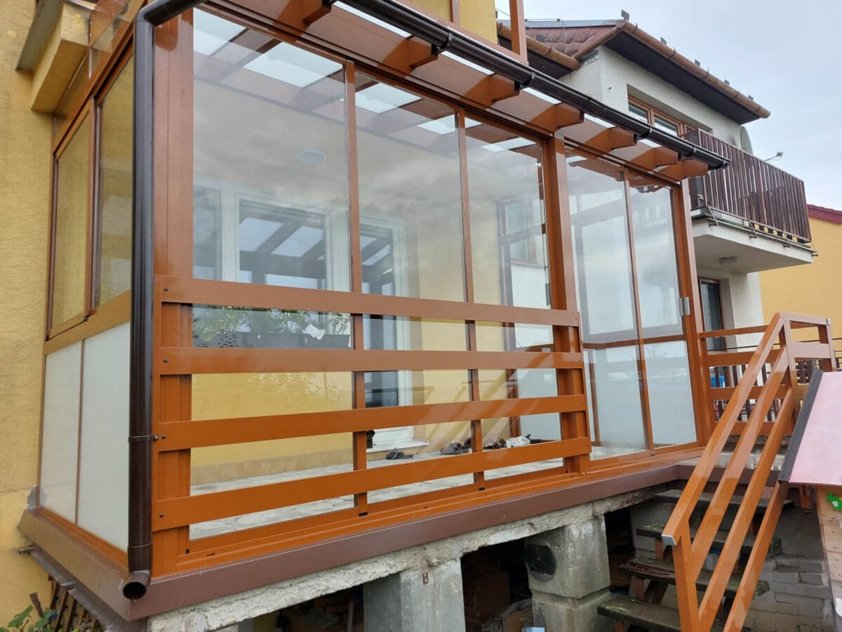 ALU-MASIV: hliníkové zasklení balkonu, Jilemnice