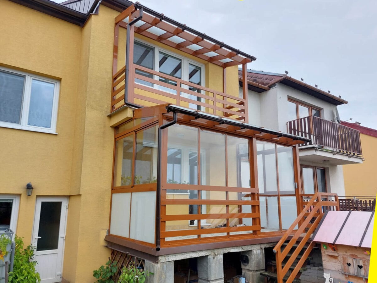 ALU-MASIV: hliníkové zasklení balkonu, Jilemnice