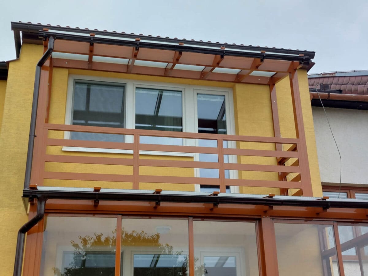 ALU-MASIV: hliníkové zasklení balkonu, Jilemnice