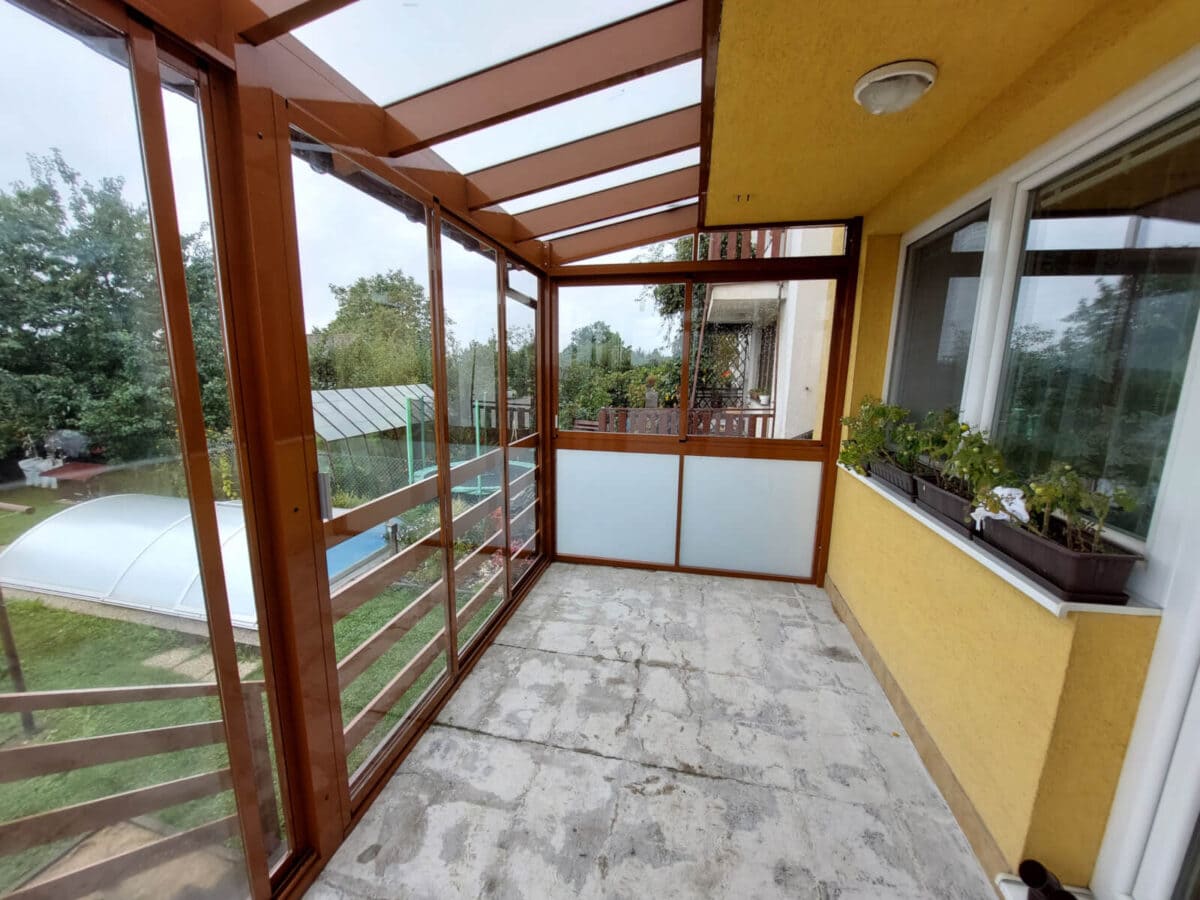 ALU-MASIV: hliníkové zasklení balkonu, Jilemnice