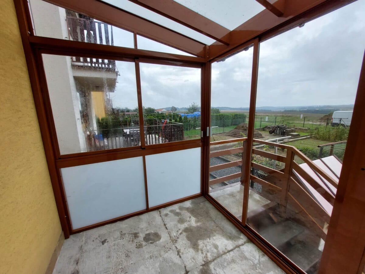 ALU-MASIV: hliníkové zasklení balkonu, Jilemnice