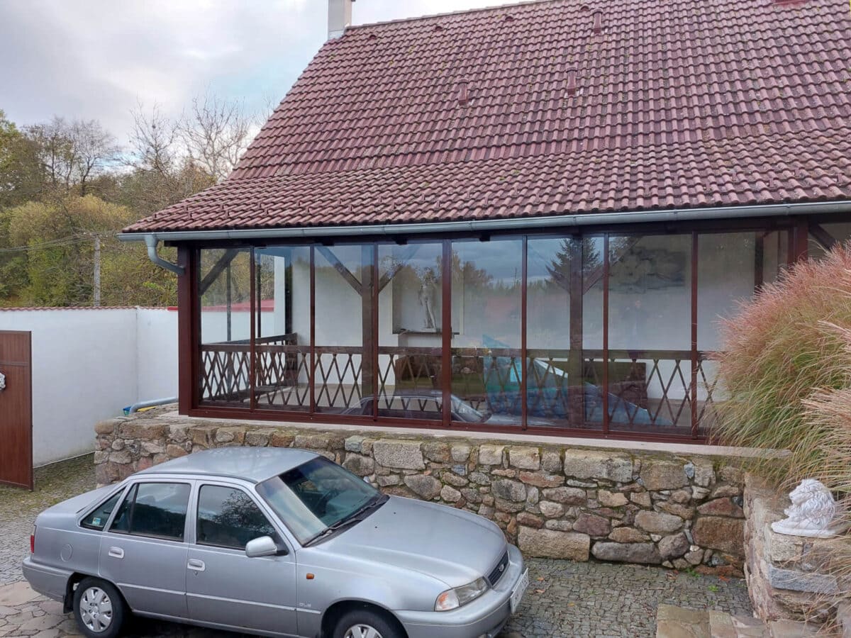 ALU-MASIV: zasklení verandy, Nové Hrady