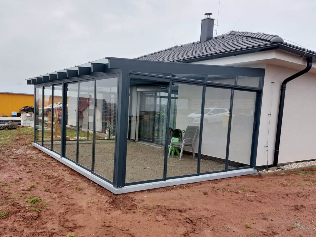 ALU-MASIV: zimní zahrada z hliníku, Knínice u Boskovic