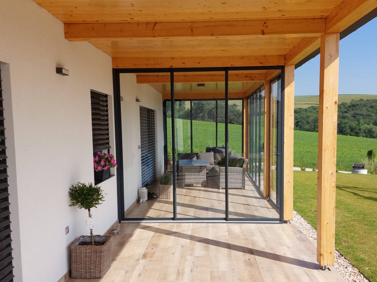 ALU-MASIV: zasklení terasy