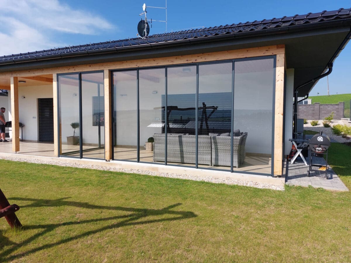 Hliníkové zasklení terasy od ALU-MASIV