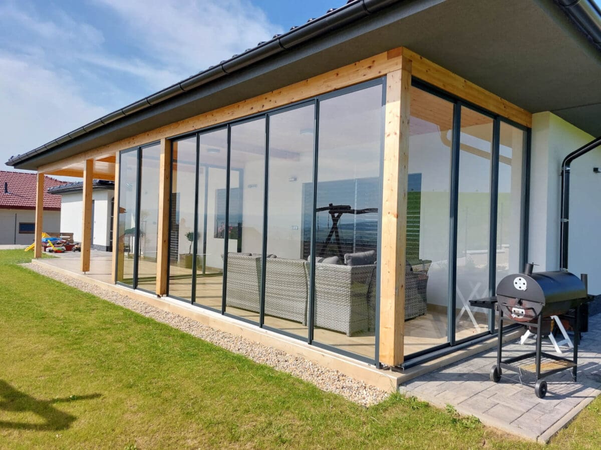 ALU-MASIV: zasklení terasy