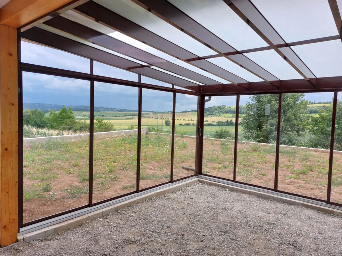 ALU-MASIV: zimní zahrada z hliníku, Lysice