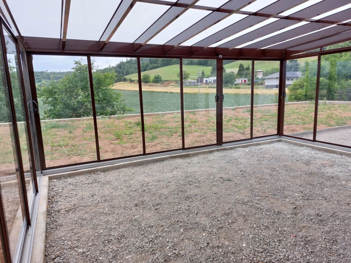 ALU-MASIV: zimní zahrada z hliníku, Lysice