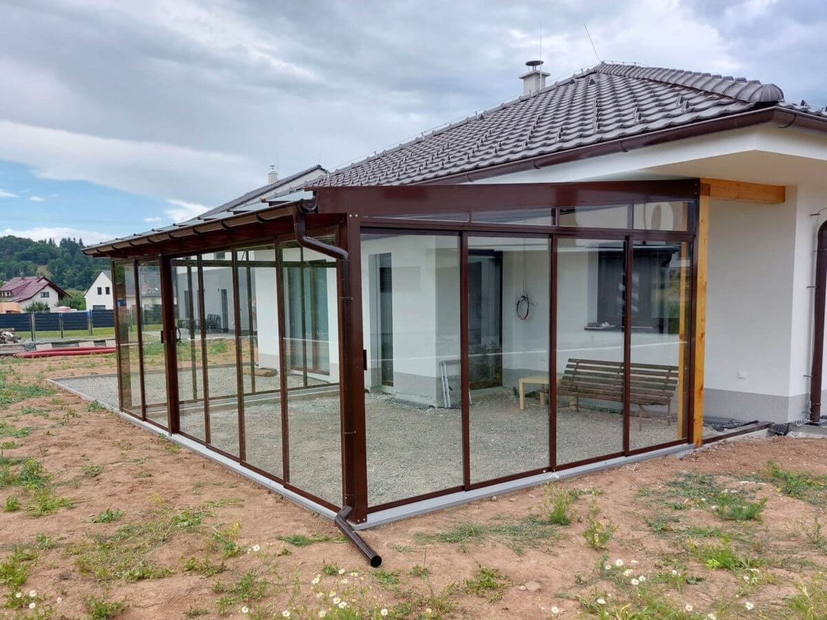 ALU-MASIV: zimní zahrada z hliníku, Lysice