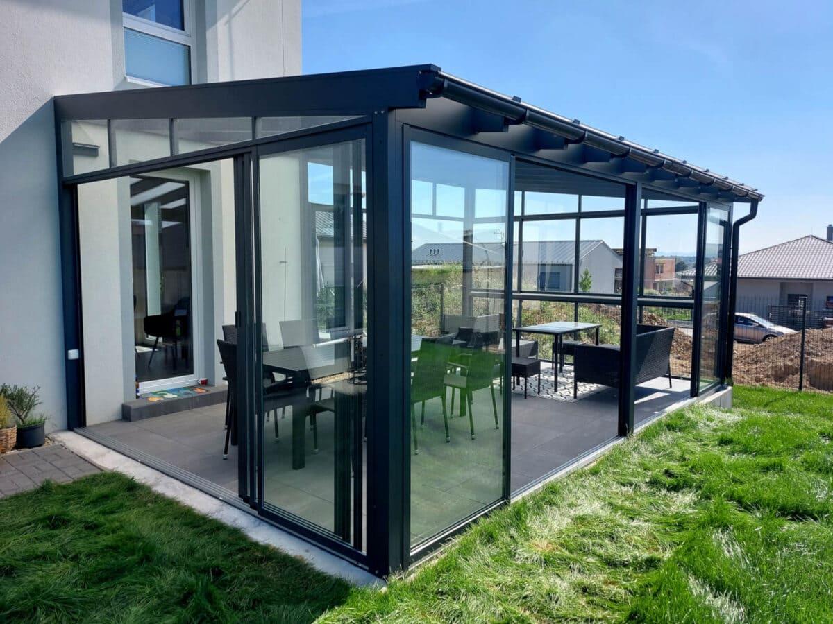 ALU-MASIV: zimní zahrada z hliníku, Ostrava-Poruba