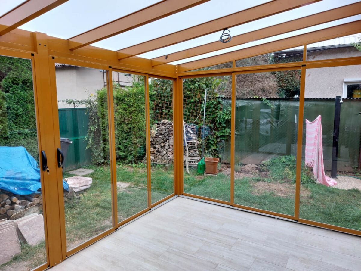 ALU-MASIV: zimní zahrada z hliníku, Sadská