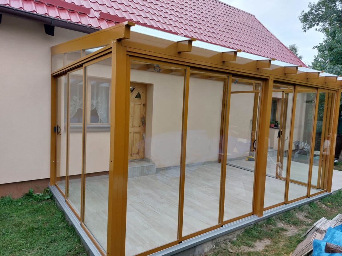 ALU-MASIV: zimní zahrada z hliníku, Sadská