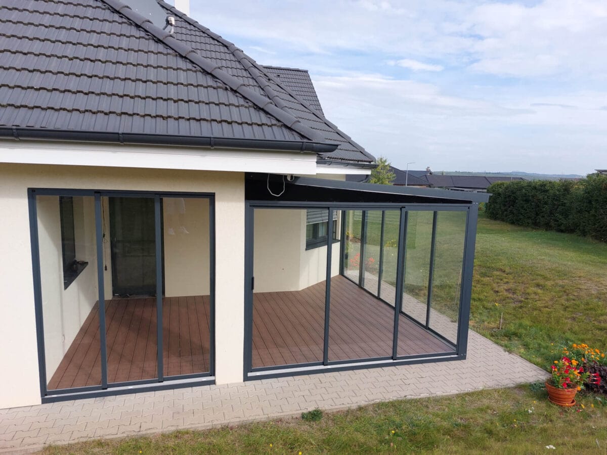 ALU-MASIV: zimní zahrada z hliníku, Jíloviště