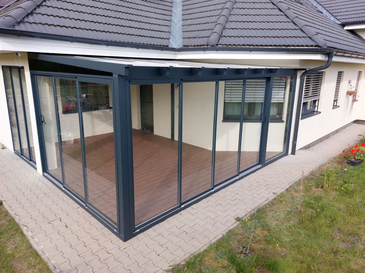 ALU-MASIV: zimní zahrada z hliníku, Jíloviště