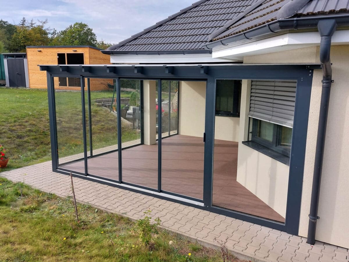 ALU-MASIV: zimní zahrada z hliníku, Jíloviště