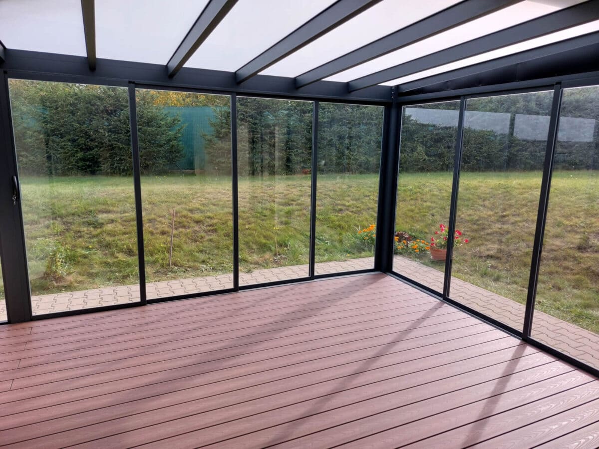 ALU-MASIV: zimní zahrada z hliníku, Jíloviště