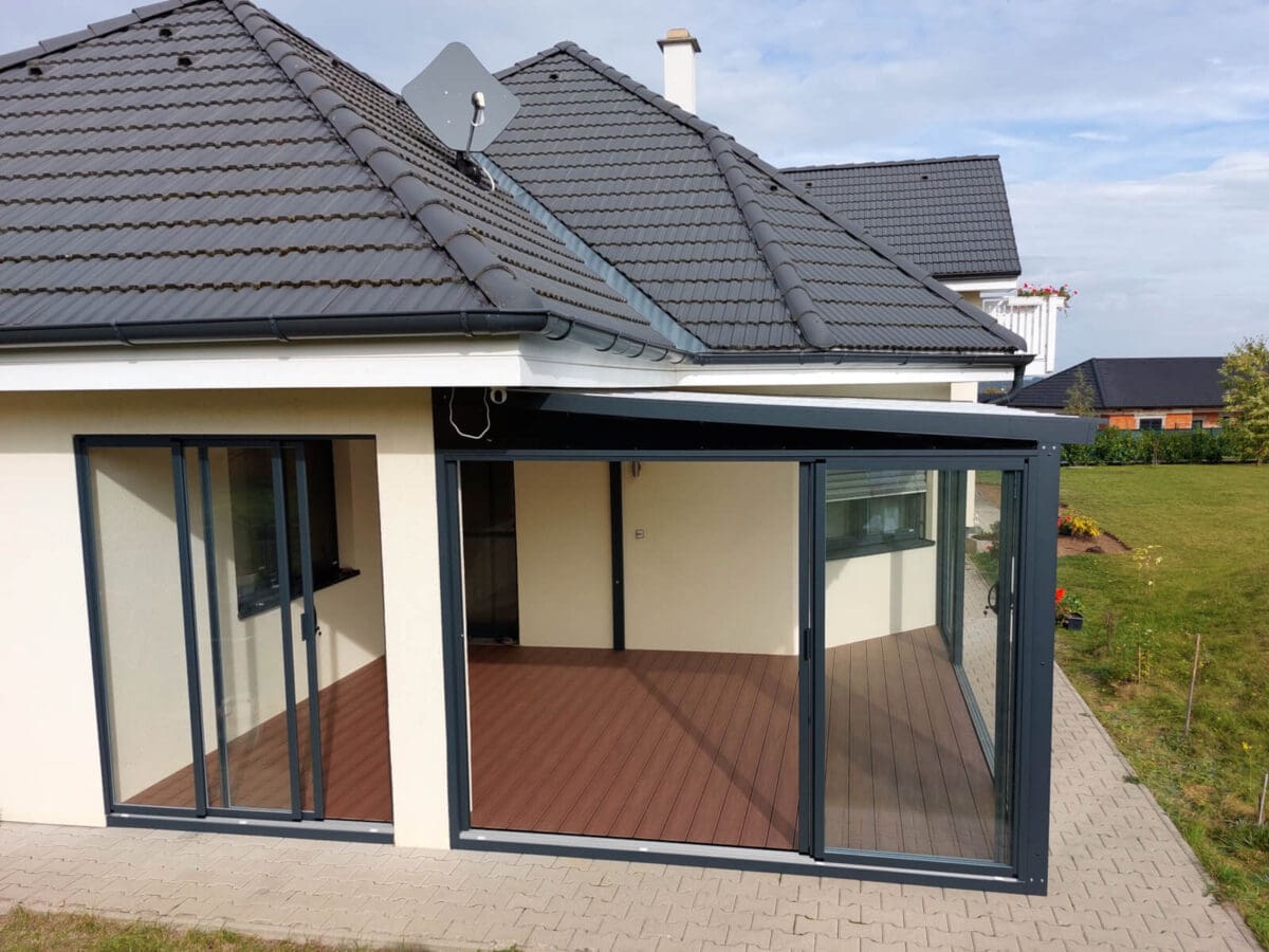 ALU-MASIV: zimní zahrada z hliníku, Jíloviště