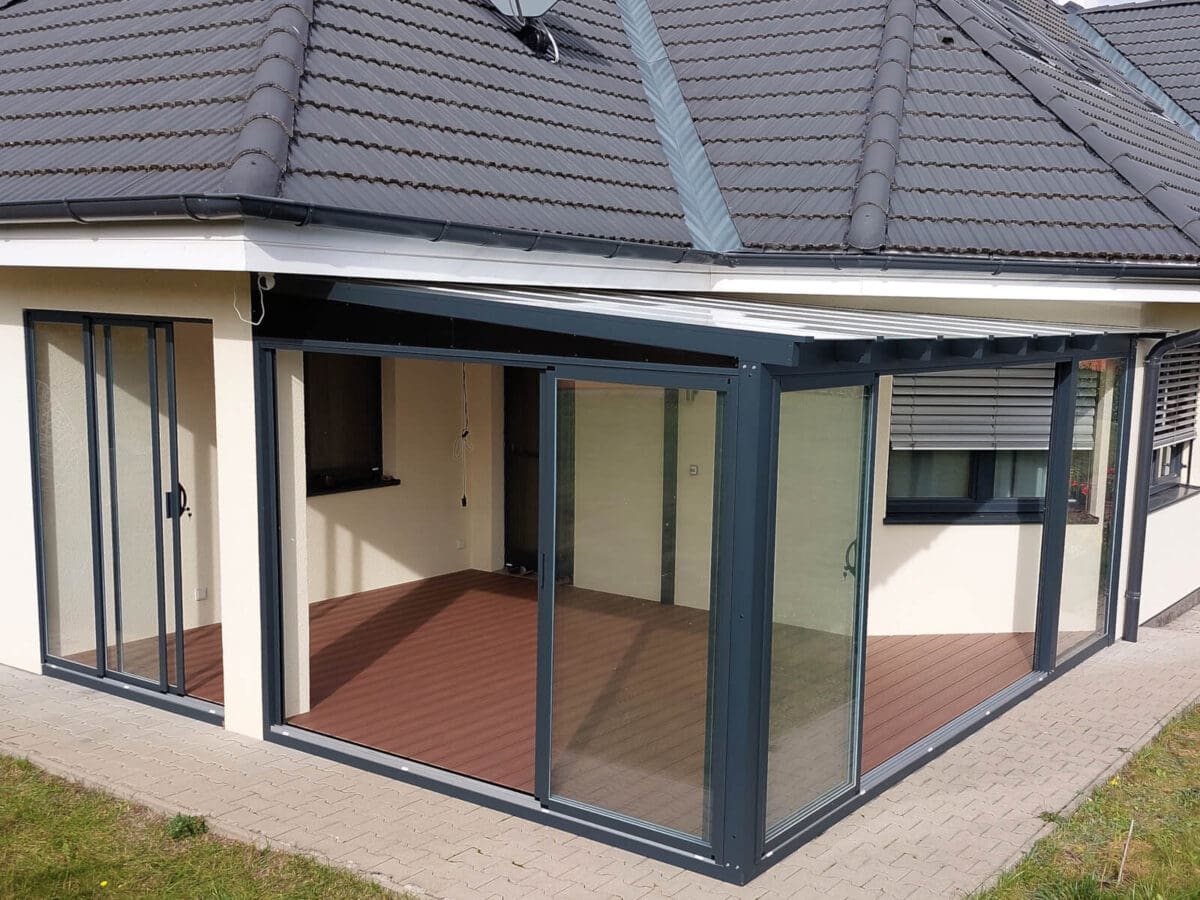 ALU-MASIV: zimní zahrada z hliníku, Jíloviště