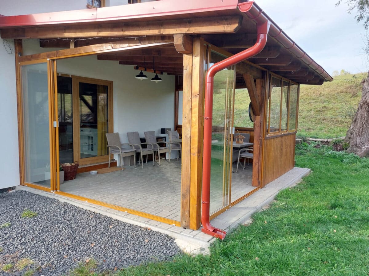 ALU-MASIV: hliníkové zasklení verandy, Království (Šluknov)