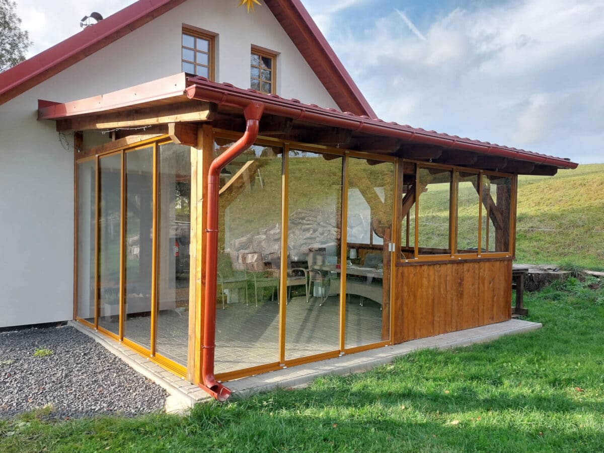 ALU-MASIV: hliníkové zasklení verandy, Království (Šluknov)